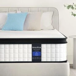 Full Size Mattress 10 Inch, Hybrid Full Mattress In A Box, Breathable Comfortable Mattress, Supportive & Pressure Relief, Full,101-Night Trial, 10 Year Support -Delta Children Shop 41QmC3gRUaL. AC 1