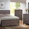 - 6-Piece Antique Grey Wood Queen Size Bedroom Set. Bed, Dresser, Mirror, Chest & 2 Night Stands -Delta Children Shop 41RtcCdLhyL