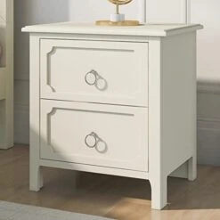 6 Pieces King Bedroom Sets, Rubber Wood King Size Platform Bed With Nightstand*2, Chest, Mirror And Dresser, Simple Style Wooden Bedroom Furniture Set For Teens Adults, Milky White 21 6 Pieces King Bedroom Sets, Rubber Wood King Size Platform Bed With Nightstand*2, Chest, Mirror And Dresser, Simple Style Wooden Bedroom Furniture Set For Teens Adults, Milky White -Delta Children Shop 41SXi4BKwML 1