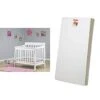 Dream On Me 3 In 1 Aden Convertible Mini Crib, White And 3 Portable Crib Mattress, White -Delta Children Shop 41SckQSMLyL