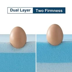 3 Inch Mattress Topper Queen - Cool Gel Memory Foam Mattress Topper Extra Firm Bed Topper With Bamboo Cover, Hard Mattress Topper For Back Pain Relief, CertiPUR-US Certified -Delta Children Shop 41SmQQRPPgL