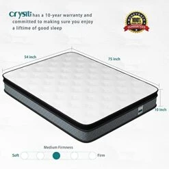 Full Mattress, 10 Inch Memory Foam Mattress With Innerspring Hybrid Mattress In A Box Pressure Relief & Supportive Full Size Mattress 100-Night Trial 10-Year Support 19 Full Mattress, 10 Inch Memory Foam Mattress With Innerspring Hybrid Mattress In A Box Pressure Relief & Supportive Full Size Mattress 100-Night Trial 10-Year Support -Delta Children Shop 41SnVxem4QL