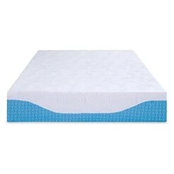 12 Inch Multi-Layered I-Gel Infused Memory Foam Mattress | White/Blue | Queen -Delta Children Shop 41Swzdatt6L