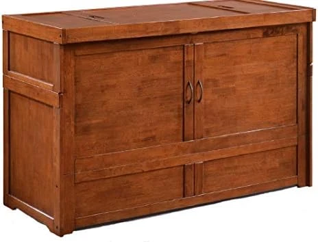 Murphy Cube Queen Cabinet Bed Professionally Assembled By SDS Cabinet Beds With Custom 6'' Memory Foam Mattress (Limited & Exclusive To SDS, Antique White Finish), White (Antique Finish) 8 Murphy Cube Queen Cabinet Bed Professionally Assembled By SDS Cabinet Beds With Custom 6'' Memory Foam Mattress (Limited & Exclusive To SDS, Antique White Finish), White (Antique Finish) - Image 6