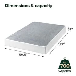INUS 9 Inch Metal Smart Box Spring / Mattress Foundation / Strong Metal Frame / Easy Assembly, Queen -Delta Children Shop 41T5JsVTBLL