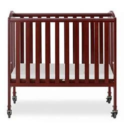 Dream On Me 2-in-1 Folding Birch Portable Crib, Cherry 13 Dream On Me 2-in-1 Folding Birch Portable Crib, Cherry -Delta Children Shop 41TnxZdDQ1L