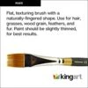 Original Gold 9120-1/8 Flat Rake Series Premium Golden Taklon Multimedia Artist Brushes