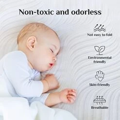 Hcore Baby Crib Mattress & Toddler Bed Mattress - GREENGUARD Gold And CertiPUR-US Certified, Breathable And Waterproof Cover, 10 Year Warranty, 4”Fiber Core Support, White 11 Hcore Baby Crib Mattress & Toddler Bed Mattress - GREENGUARD Gold And CertiPUR-US Certified, Breathable And Waterproof Cover, 10 Year Warranty, 4”Fiber Core Support, White -Delta Children Shop 41UPXSclb0L