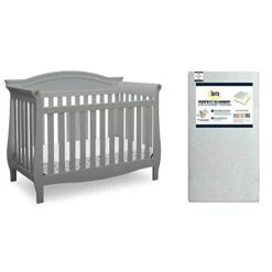 Delta Children Lancaster 4-in-1 Convertible Baby Crib, Bianca White -Delta Children Shop 41UuEUeLu6L