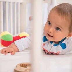 Sleepah Pack And Play Mattress Pad Portable Memory Foam; Double-Sided (Firm For Babies, Soft For Toddlers) Portable Waterproof Crib Mattress + Sheet; Fits Most Pack N Play 38 X 26 X 3 -Delta Children Shop 41V41K2iJfL