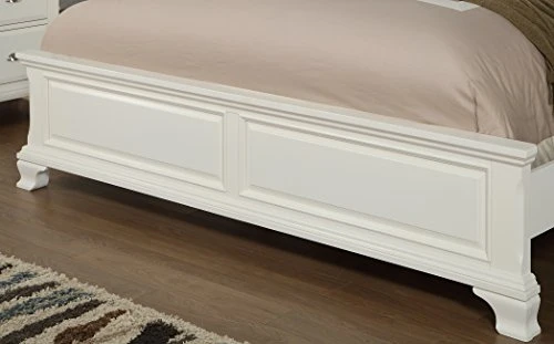 Bedroom Furniture Bed Dresser King White 7 Bedroom Furniture Bed Dresser King White - Image 5