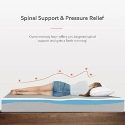 Adjustable Bed Base Frame, Bluetooth Wireless Syncing, Full & Full Mattress, 12 Inch Memory Foam Mattress With Three Firmness Levels From Soft To Firm -Delta Children Shop 41VyQHqA7gL