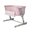 Unilove Hug Me Plus 3-in-1 Bedside Sleeper & Portable Bassinet For Newborn, Plum Pink