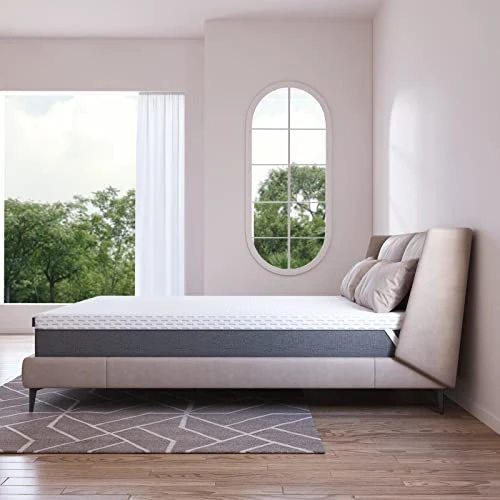 4 Inch Memory Foam Mattress Topper Queen Size, Firm Mattress Topper With Removable Cover, High-Density Gel Infused Bed Topper For Pressure Relieving, CertiPUR-US Certified 9 4 Inch Memory Foam Mattress Topper Queen Size, Firm Mattress Topper With Removable Cover, High-Density Gel Infused Bed Topper For Pressure Relieving, CertiPUR-US Certified - Image 7