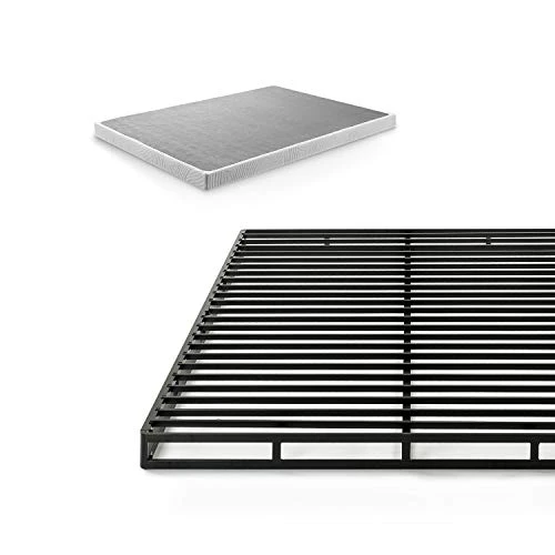 INUS Quick Lock Metal Smart Box Spring / 4 Inch Mattress Foundation / Strong Metal Structure / Easy Assembly, Queen White 3 INUS Quick Lock Metal Smart Box Spring / 4 Inch Mattress Foundation / Strong Metal Structure / Easy Assembly, Queen White