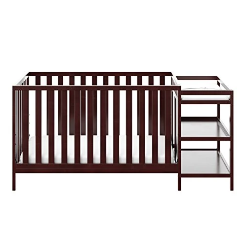 Storkcraft Pacific 4-in-1 Convertible Crib And Changer, Espresso Easily Converts To Toddler Bed, Day Bed Or Full Bed, 3 Position Adjustable Height Mattress 7 Storkcraft Pacific 4-in-1 Convertible Crib And Changer, Espresso Easily Converts To Toddler Bed, Day Bed Or Full Bed, 3 Position Adjustable Height Mattress - Image 5