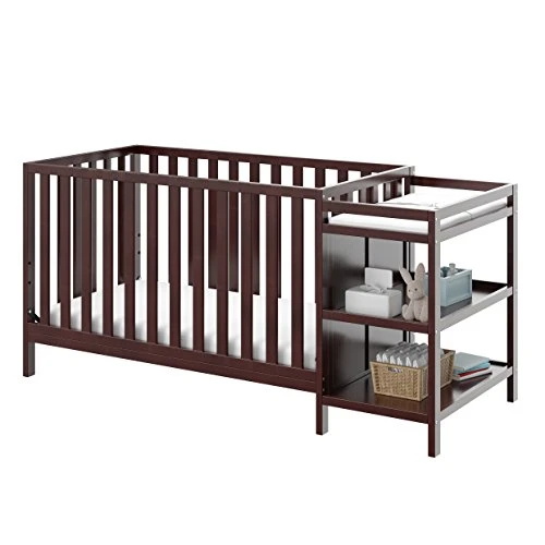 Storkcraft Pacific 4-in-1 Convertible Crib And Changer, Espresso Easily Converts To Toddler Bed, Day Bed Or Full Bed, 3 Position Adjustable Height Mattress 10 Storkcraft Pacific 4-in-1 Convertible Crib And Changer, Espresso Easily Converts To Toddler Bed, Day Bed Or Full Bed, 3 Position Adjustable Height Mattress - Image 8