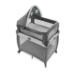 Graco My View 4 In 1 Bassinet | Infant To Toddler Bassinet With 4 Stages, Derby , 23.19x33.5x32.25 Inch (Pack Of 1)