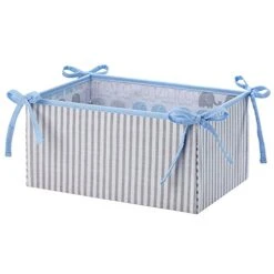 Zutano Elefant Blau Crib Set, White/Blue/Grey, 4 Count -Delta Children Shop 41YNSbFBksL