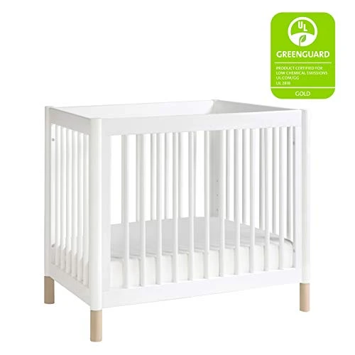 Babyletto Gelato 4-in-1 Convertible Mini Crib In White And Washed Natural, Greenguard Gold Certified 4 Babyletto Gelato 4-in-1 Convertible Mini Crib In White And Washed Natural, Greenguard Gold Certified - Image 2