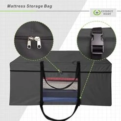 Folding Mattress Storage Bag - Heavy Duty Carry Case For Tri-Fold Guest Bed Mattress (Fits 6" Twin & Twin XL Mattress) -Delta Children Shop 41YuTVlh8nL
