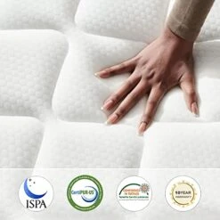 Queen Mattress,Jingxun 10 Inch Hybrid Mattress With Gel Memory Foam,Motion Isolation Individually Wrapped Pocket Coils Mattress,Pressure Relief,Back Pain Relief& Cooling Queen Bed, Queen Size Mattress -Delta Children Shop 41a7VkzkPhL