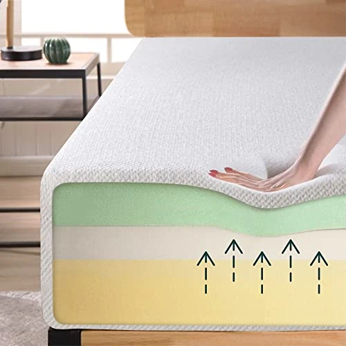 INUS 10 Inch Ultima Memory Foam Mattress / Short Queen Size For RVs, Campers & Trailers / Mattress-in-a-Box, White 6 INUS 10 Inch Ultima Memory Foam Mattress / Short Queen Size For RVs, Campers & Trailers / Mattress-in-a-Box, White - Image 4