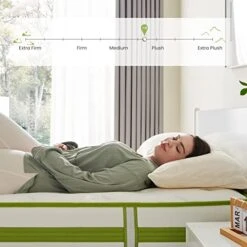 Twin Mattress 10 Inch, Hybrid Mattress With Cooling Gel Memory Foam And Pocket Spring, Organic Cotton Fabric Cover, Mattress In A Box, Medium Firm Feel, 39"*75"*10", Twin -Delta Children Shop 41afqRAkCGL