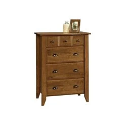 4 Piece Bedroom Set With Dresser Chest And 2 Nightstands In Oiled Oak -Delta Children Shop 41bOVQV1DDL