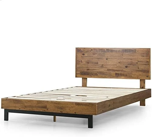 Tricia Platform Bed/Mattress Foundation/Box Spring Replacement/Brown, Queen & 12 Inch Green Tea Memory Foam Mattress/CertiPUR-US Certified/Bed-in-a-Box/Pressure Relieving, Queen 12 Tricia Platform Bed/Mattress Foundation/Box Spring Replacement/Brown, Queen & 12 Inch Green Tea Memory Foam Mattress/CertiPUR-US Certified/Bed-in-a-Box/Pressure Relieving, Queen - Image 10