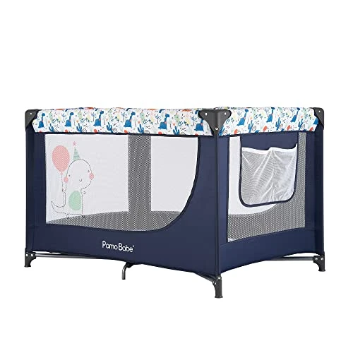 Pamo Babe Portable Crib Baby Playpen With Mattress And Carry Bag (Blue) 5 Pamo Babe Portable Crib Baby Playpen With Mattress And Carry Bag (Blue) - Image 3