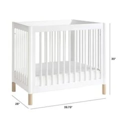 Babyletto Gelato 4-in-1 Convertible Mini Crib In White And Washed Natural, Greenguard Gold Certified 15 Babyletto Gelato 4-in-1 Convertible Mini Crib In White And Washed Natural, Greenguard Gold Certified -Delta Children Shop 41chb6bC9wL
