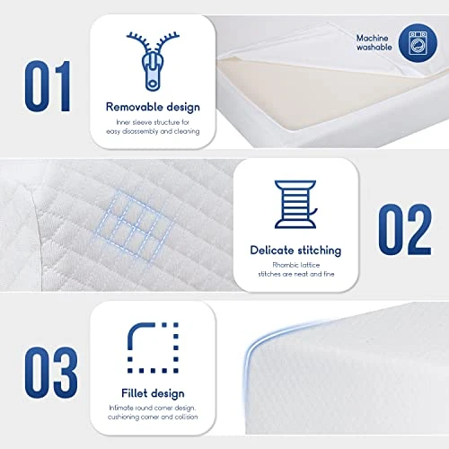 6 Inch Twin Gel Memory Foam Mattress/CertiPUR-US Certified/Bed-in-a-Box/Cool Sleep & Comfy Support 6 6 Inch Twin Gel Memory Foam Mattress/CertiPUR-US Certified/Bed-in-a-Box/Cool Sleep & Comfy Support - Image 4