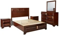 Oakland 139 Antique Oak Finish Wood Bed Room Set, Queen Storage Bed, Dresser, Mirror, 2 Night Stands 11 Oakland 139 Antique Oak Finish Wood Bed Room Set, Queen Storage Bed, Dresser, Mirror, 2 Night Stands -Delta Children Shop 41dNznfUxwL