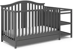 Graco Solano 5-in-1 Convertible Crib With Drawer (Espresso) – GREENGUARD Gold Certified, Crib With Drawer Combo, Includes Full-Size Nursery Storage Drawer, Converts To Toddler Bed And Full-Size Bed 18 Graco Solano 5-in-1 Convertible Crib With Drawer (Espresso) – GREENGUARD Gold Certified, Crib With Drawer Combo, Includes Full-Size Nursery Storage Drawer, Converts To Toddler Bed And Full-Size Bed -Delta Children Shop 41dchNREAfL. AC