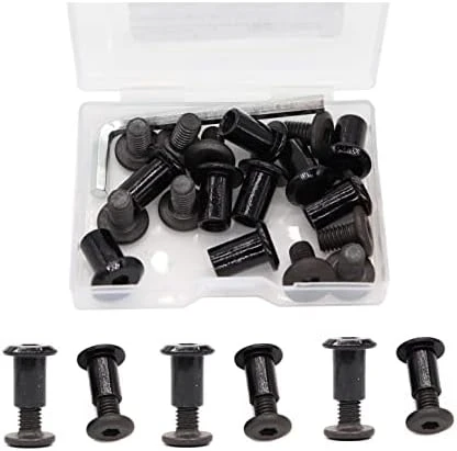 BinifiMux 10-Pack M6x55mm Black Socket Cap Screws Barrel Nuts Kit 6 BinifiMux 10-Pack M6x55mm Black Socket Cap Screws Barrel Nuts Kit - Image 4