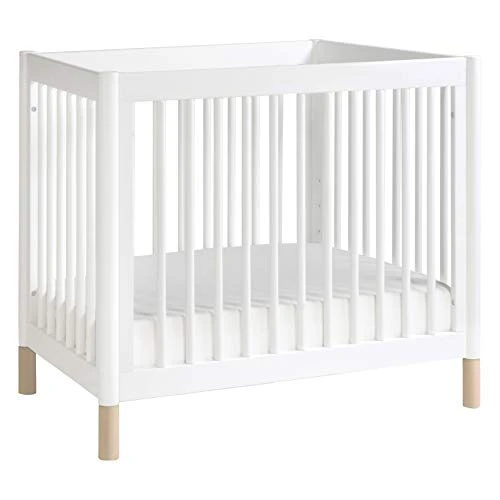 Babyletto Gelato 4-in-1 Convertible Mini Crib In White And Washed Natural, Greenguard Gold Certified 3 Babyletto Gelato 4-in-1 Convertible Mini Crib In White And Washed Natural, Greenguard Gold Certified