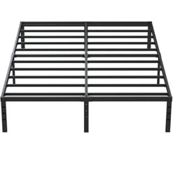 14 Inch Bed Frame Queen Size No Box Spring Needed, Heavy Duty Queen Platform Metal Bed Frame Support Up To 3000 Lbs, Easy Assembly, Noise Free, Black -Delta Children Shop 41e3120vjAL