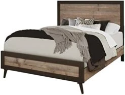 King Size Bedroom Set - Distressed Wood Color, Headboard, Side Rails, Footboard & Support Slats A468c -Delta Children Shop 41eHFIgsrIL. AC 2