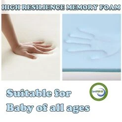 Home4me Pack And Play Mattress 38" X 26"x 2.4'', Portable Trifold Pack N Play Mattress Pad, Waterproof Dual Sided (Firm&Soft) Mini Crib Mattress, Toddler Memory Foam Mattress Pad For Play Pen -Delta Children Shop 41f6bbrcVsL