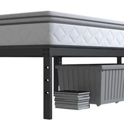 14 Inch Bed Frame Queen Size No Box Spring Needed, Heavy Duty Queen Platform Metal Bed Frame Support Up To 3000 Lbs, Easy Assembly, Noise Free, Black -Delta Children Shop 41f9ewovZEL