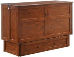 MUR-CLV CH And MND-GMF-TRI-QEN Murphy Cabinet Bed With Mattress, Queen, Chocolate -Delta Children Shop 41fcre9DmrL. AC