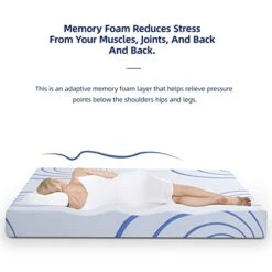 Full Size Memory Foam Mattress 8 Inch Gel Bamboo Charcoal AeroFusion Mattress In A Box,Breathable Medium Mattress Supportive & Pressure Relief,Made In USA, CertiPUR-US Certified -Delta Children Shop 41gZOt3YXYL