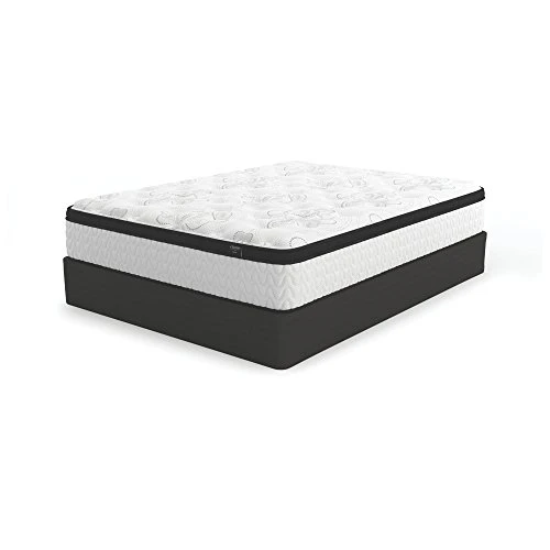 By Ashley Chime 12 Inch Plush Hybrid Mattress, CertiPUR-US Certified Foam, Full, White 6 By Ashley Chime 12 Inch Plush Hybrid Mattress, CertiPUR-US Certified Foam, Full, White - Image 4