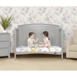 Dream On Me Asheville 4” Firm Fiber Crib And Toddler Mattress, Waterproof, GreenGuard Gold Certified, Dual-Sided , White Embossed Cover, Lightweight Reversible Design 11 Dream On Me Asheville 4” Firm Fiber Crib And Toddler Mattress, Waterproof, GreenGuard Gold Certified, Dual-Sided , White Embossed Cover, Lightweight Reversible Design -Delta Children Shop 41gur3YKw1L