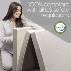 Tri-Folding Memory Foam Foldable Memory Foam Mattress With Washable Cover, Twin XL Size (78"x38"x6") 12 Tri-Folding Memory Foam Foldable Memory Foam Mattress With Washable Cover, Twin XL Size (78"x38"x6") -Delta Children Shop 41hXvpS7g0L