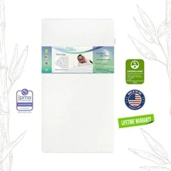 Evolur Comfort Lite Plus Fiber Crib & Toddler Mattress, Greenguard Gold Certified -Delta Children Shop 41hr4LlowTL