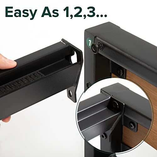 INUS GOOD DESIGN Award Winner Suzanne 6 Inch Bamboo And Metal Platforma Bed Frame / No Box Spring Needed / Wood Slat Support, Chestnut Brown, Queen 5 INUS GOOD DESIGN Award Winner Suzanne 6 Inch Bamboo And Metal Platforma Bed Frame / No Box Spring Needed / Wood Slat Support, Chestnut Brown, Queen - Image 3