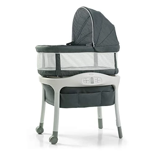 Graco Sense2Snooze Bassinet With Cry Detection Technology | Baby Bassinet Detects And Responds To Baby's Cries To Help Soothe Back To Sleep, Ellison , 19 D X 26 W X 41 H Inch (Pack Of 1) 3 Graco Sense2Snooze Bassinet With Cry Detection Technology | Baby Bassinet Detects And Responds To Baby's Cries To Help Soothe Back To Sleep, Ellison , 19 D X 26 W X 41 H Inch (Pack Of 1)