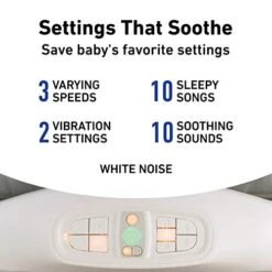 Graco Sense2Snooze Bassinet With Cry Detection Technology | Baby Bassinet Detects And Responds To Baby's Cries To Help Soothe Back To Sleep, Ellison , 19 D X 26 W X 41 H Inch (Pack Of 1) 12 Graco Sense2Snooze Bassinet With Cry Detection Technology | Baby Bassinet Detects And Responds To Baby's Cries To Help Soothe Back To Sleep, Ellison , 19 D X 26 W X 41 H Inch (Pack Of 1) -Delta Children Shop 41iZyjeLaUL